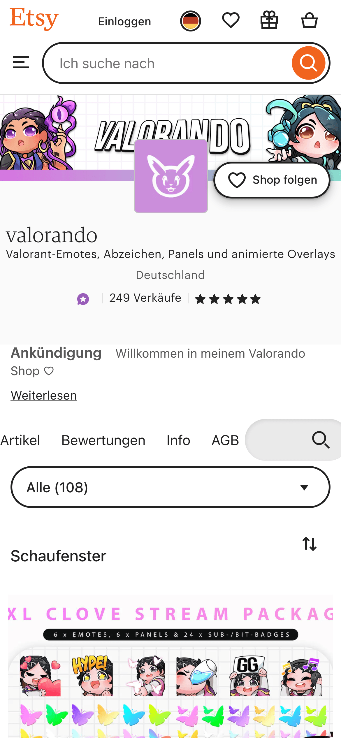 Mobile Ansicht von Valorando