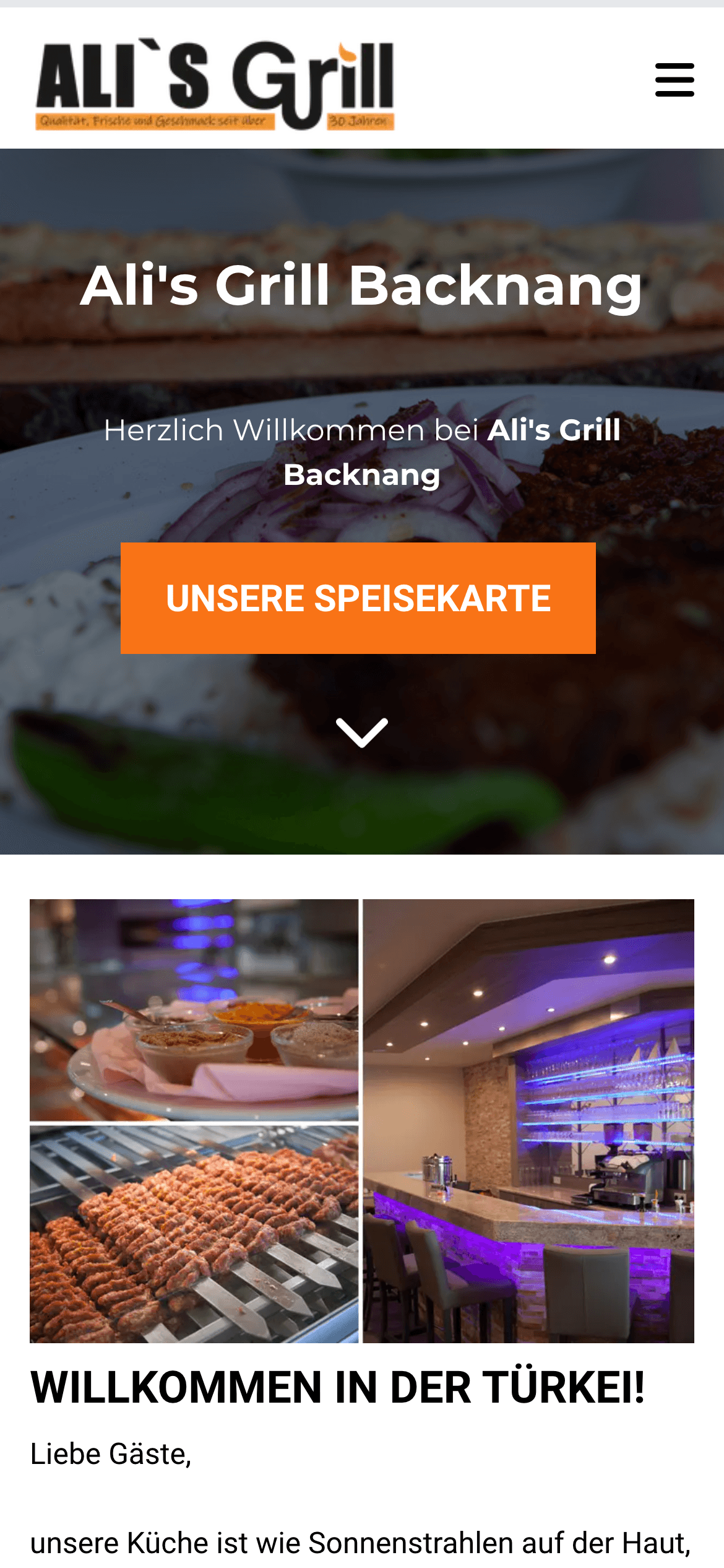Mobile Ansicht von Ali's Grill