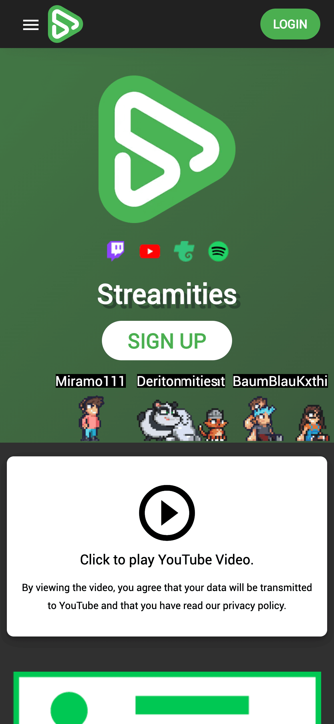Mobile Ansicht von Streamities